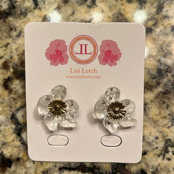 Lisi Lerch acrylic flower stud earrings - Picture 1 of 3